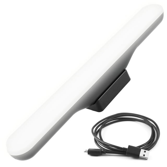 Dimmable Touch Light Bar Wall Reading Light Stick On Bunk Bed Lamp Wall Mounted Lamp 3 Color Reading Lamp LED USB Rechargeable Bar Lights wtih Built-in 2300mAh Battery Stick Magnet Mount