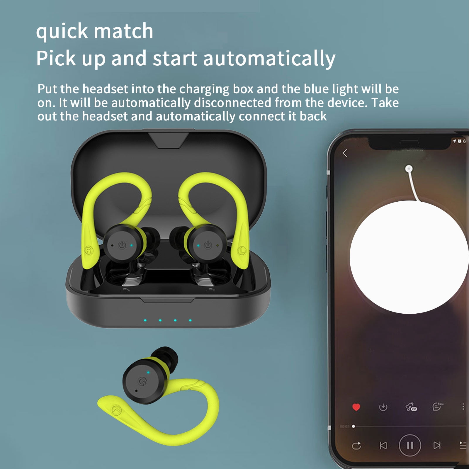 Deal of the day Prime today True Wireless Bluetooth Earbuds & Charging Case - Pink, Dual Connect, IPX4 Sweat Resistance, Bluetooth 5 Connection, 3 EQ Sound Settings Signature, Balanced, Bass Boost