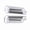 Chrome Silver, variant on NFTIGB 2pcs Car Side Air Flow Intake Grille Vent Net Cover Decorative Sticker Universal Chrome Silver ABS Plastic Trim Fit 8.7 inches / 22 cm Automotive Exterior Accessories