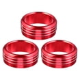 thumbnail image 1 of 3pcs Air Condition Button Ring Covers Car Decoration Air Condition Knob Ring, 1 of 9