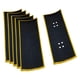thumbnail image 5 of 6 piezas de cinta de agarre para diapasón, accesorio antideslizante, pegatinas de cinta para diapasón Agujero negro amarillo, 5 of 9