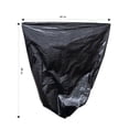thumbnail image 2 of EDI Trash Can Liner, Heavy-Duty Multipurpose Garbage Bags, 45-Gallon Capacity, 16-Micron Thick, 48" L x 40" W- Black -200, 2 of 3