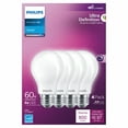 Philips Ultra Definition LED 60Watt A19 Light Bulb, Frosted Daylight