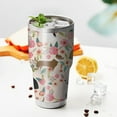 thumbnail image 3 of 30oz Chihuahua and Flower Florals Tumblers Stainless Steel Tumbler with Lid and Straw,Vacuum Insulated Double Wall Travel Tumbler Cups Mug with Cleaning Brush for Coffee,Tea, 3 of 7
