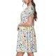 thumbnail image 2 of Balery Education And Science Vestidos sueltos de manga corta para mujer, vestidos de verano 2025, vestidos casuales de corte A con vuelo., 2 of 6