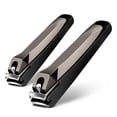 thumbnail image 1 of Nail Clippers with Catcher , 2Pcs Fingernail Clippers Toenail Clippers Set, No Splash Nail Clipper with Nail File Toe Finger Nail Cutter for Men Women and Seniors, 1 of 7