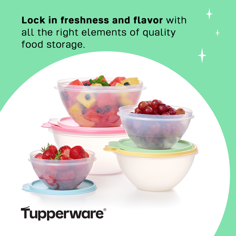 Tupperware Wonderlier Plastic Food Storage Container Set with Lids