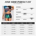 thumbnail image 5 of Pofeuu Northern Lights 2 Print Workout Shorts for Women Scrunch Butt Lifting High Waisted Yoga Gym Seamless Booty Biker Shorts-Small, 5 of 8
