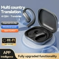 thumbnail image 3 of Real Time Translator Earbuds | Open Ear Wireless Headphones | 140+ Language Instant Translation | 60-Hour Battery | App Control | Spatial Audio | IPX5 Sweat Resistant | USB-C Charging Case, 3 of 3