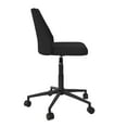 thumbnail image 4 of Novogratz Brittany Office Chair with Casters, Gray Linen, 4 of 12