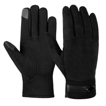 Mens Winter Gloves-Fitbest Mens Winter Touch Screen Warm Gloves Touch Screen Gloves Casual Gloves Sports Gloves for (Best Warm Gloves For Men)