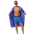 thumbnail image 4 of MAYFISH Mens Boxer Shorts Underwear Made from Bamboo Rayon Loose Breathable Boxers for Men with Button Fly(3A,S), 4 of 6
