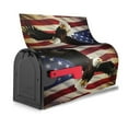 thumbnail image 4 of PHELIKA Usa Patriotic American Eagle Flag 02 Magnetic Mailbox Covers Standard Size 21"H x 18"W, 4 of 8