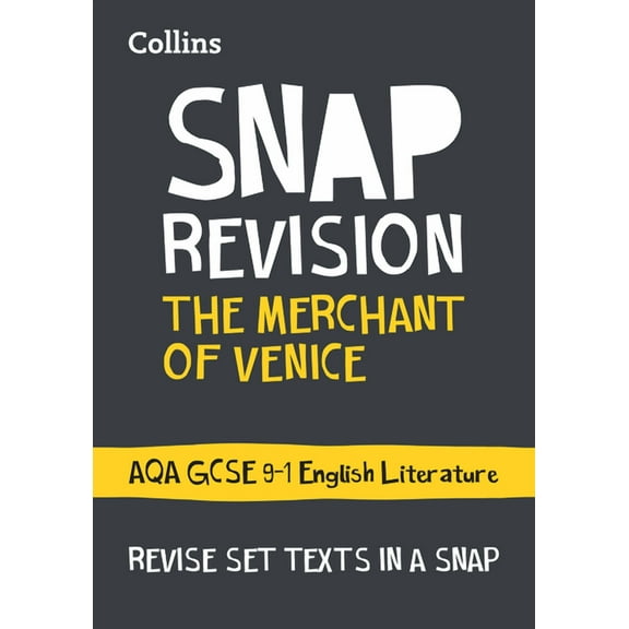 Collins Snap Revision Text Guides - The Merchant of Venice: Aqa GCSE English Literature, (Paperback)