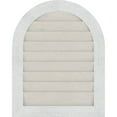 thumbnail image 5 of 12"W x 30"H Round Top Gable Vent (17"W x 35"H Frame Size): Primed, Non-Functional, Rough Sawn Western Red Cedar Gable Vent w/ Decorative Face Frame, 5 of 13