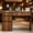 Black, variant on 4 Ever Winner White Desk with 4 Drawers, 48 inch Computer Desk with Storage, Home Office Desks with Hidden Handle, White and Walnut