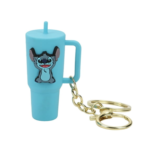 Disney Stitch Blue Tumbler Keychain