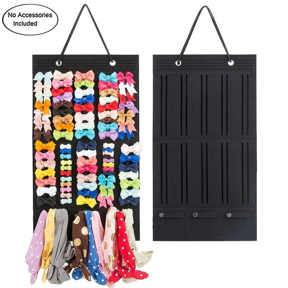 Hair Bows Organizer Large Capacity Headband Hair Accessories Holder Wall Hanging Hair Clip Storage Hanger Space Saving Girls Wall Decor