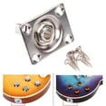 thumbnail image 3 of Advancent Panel de toma de Audio para guitarra eléctrica Gibson TL, 1/4 , 6,35mm, montaje de conector de Audio cuadrado Accesorios para instrumentos musicales plata, 3 of 6