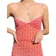 thumbnail image 2 of VISgogo Vestido de verano con tirantes para mujer, estampado, sin mangas, con cuello en V, dobladillo con volantes, falda de una pieza para mujer VISgogo moda, 2 of 9