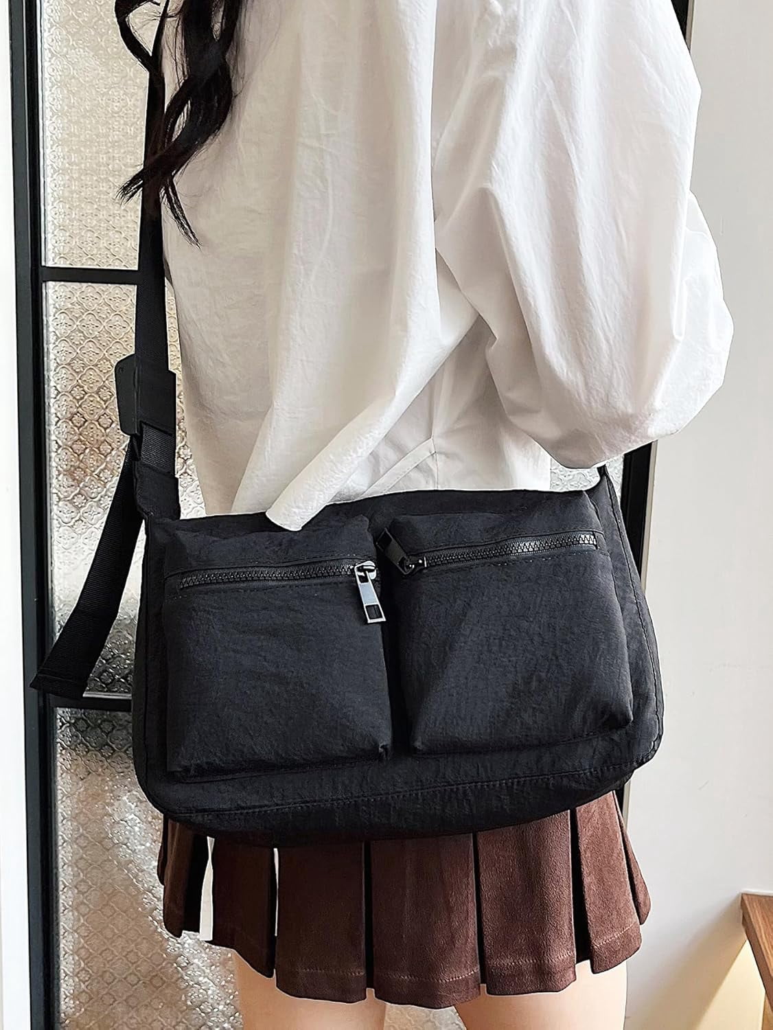 Crossbody Bags for Women Casual Cross Body Purse with Multiple Pockets For Work Travel Workout