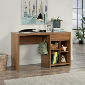 Mainstays Westley Computer Desk, Adjustable Shelves, Walnut