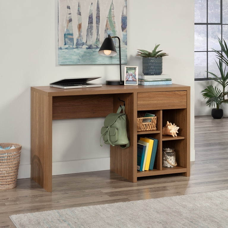 Mainstays Westley Computer Desk, Adjustable Shelves, Walnut photo 1