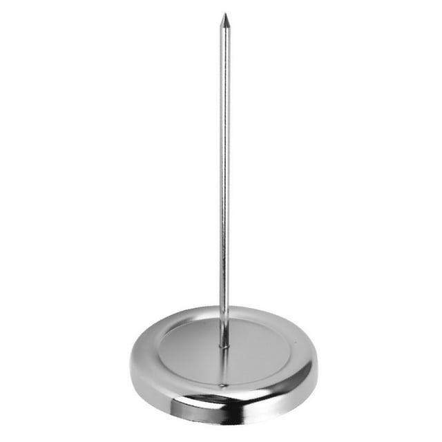 Soporte para Nadas de Papel Con Varilla Recta de Acero inoxidable, Husillo para Checks, Tenedor Para Billetes, Tenedor para Recibos Con Cartón para Restaurantes, Oficinas,