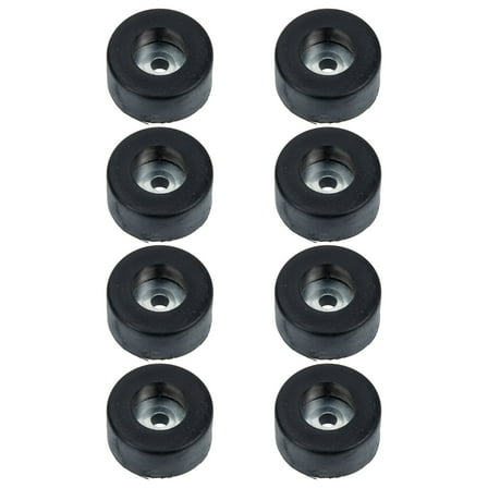 QIFULL Base Pad Stand For Amplifier Rubber 8Pcs 3 8x3 8in