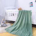 thumbnail image 5 of Blanket X1 Super Soft Fluffy Flannel Plush Toddler Blanket Solid Color Striped Blanket Blanket Unisex 30, 5 of 9