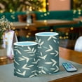 thumbnail image 3 of Yayeee Flameless Candles with Remote Flickering Battery Operated Multi Color Changing, Green Leaves, 3 of 7