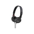 thumbnail image 1 of Sony MDR-ZX100/BLK - ZX Series - headphones - full size - wired - 3.5 mm jack - black, 1 of 3