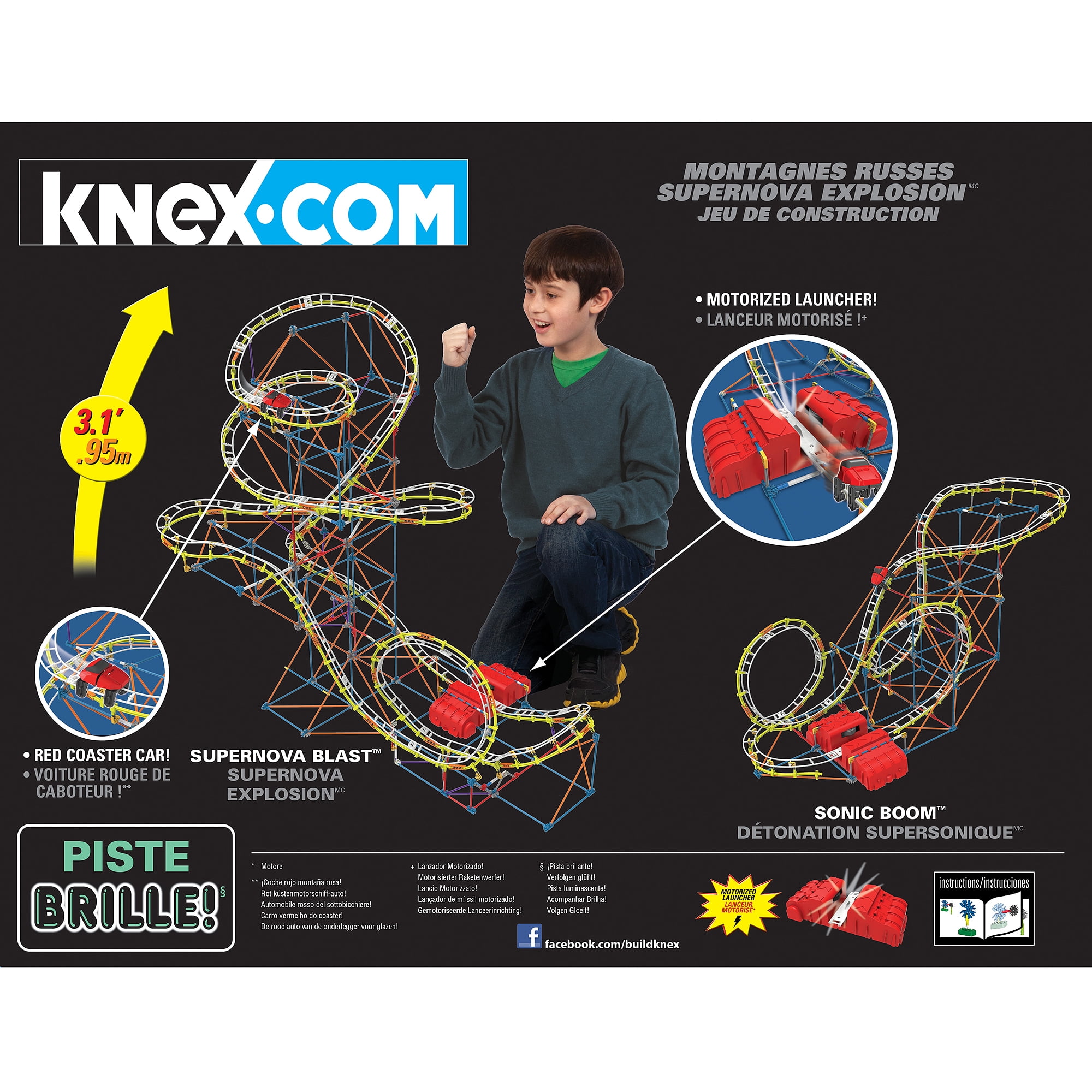 knex supernova blast roller coaster
