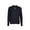 BLACK, variant on Catherine Malandrino High Neck Keyhole Front Long Sleeve Solid Knit Top-RICH EGGPLANT / S