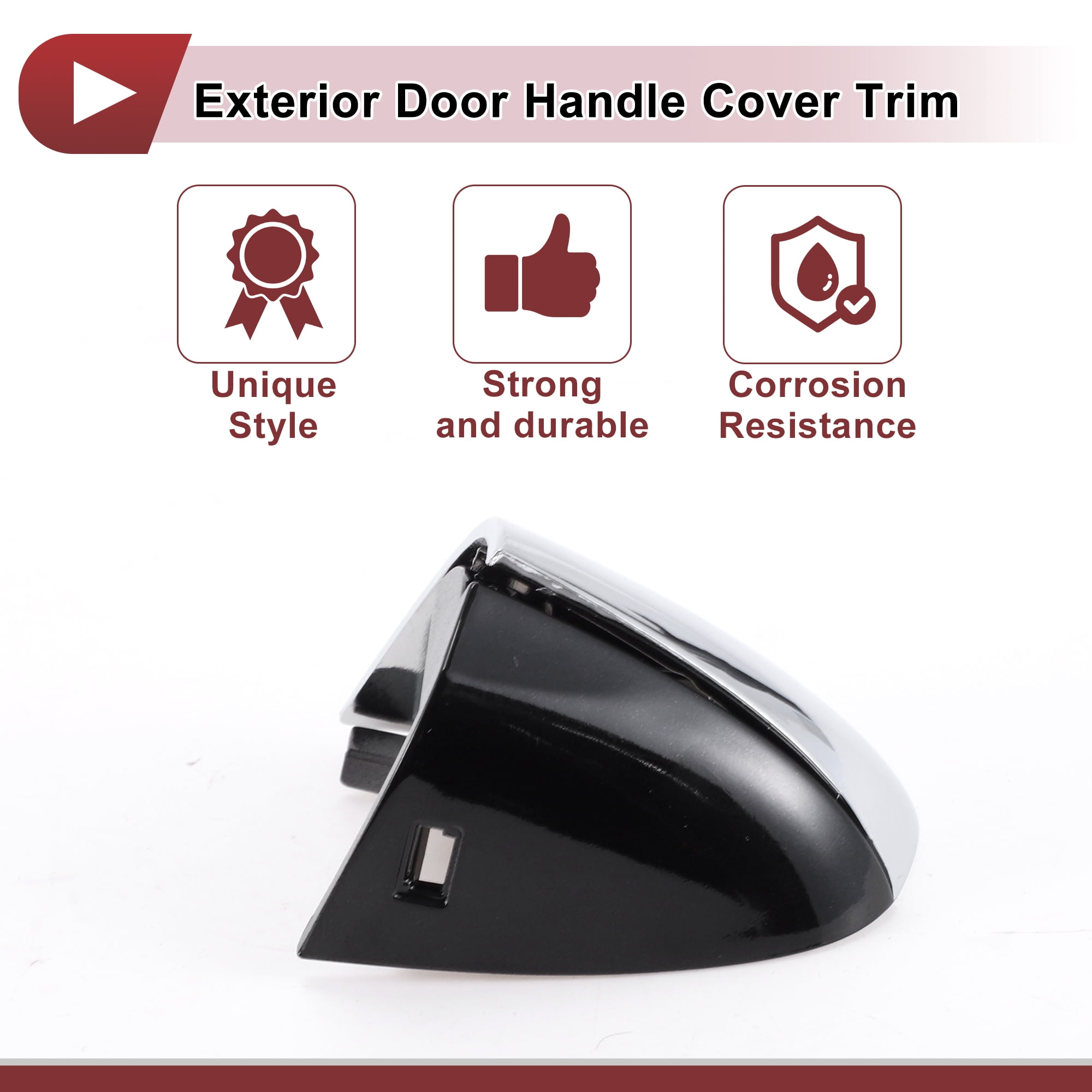 Unique Bargains Front Left Exterior Door Handle Cover for mercedes-Benz C W205 2016