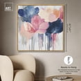 thumbnail image 5 of Art Remedy Colorful Abstracts Canvas, 40" x 40", Gold Frame, Petal Tears II, 5 of 7