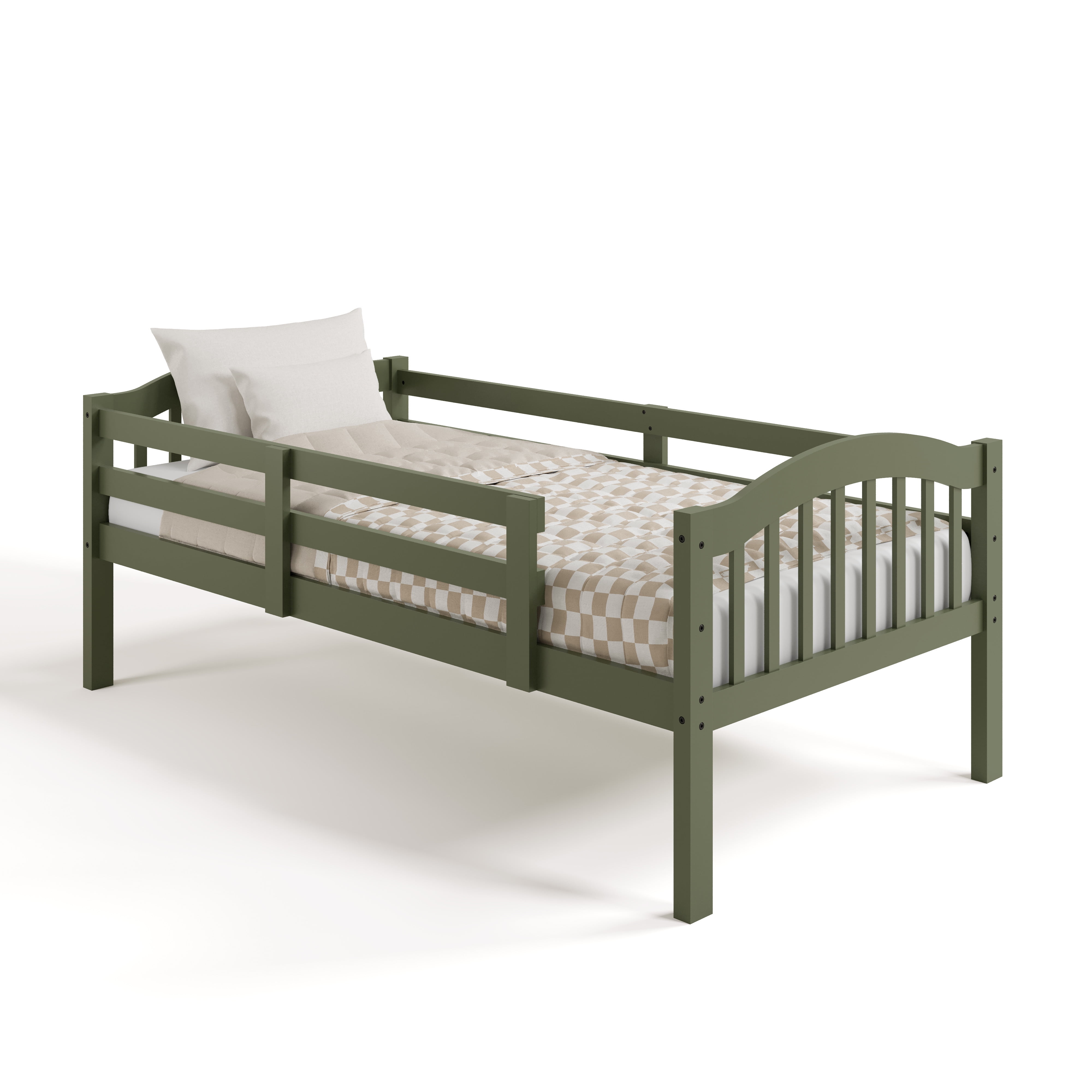 Storkcraft Long Horn Solid Hardwood Twin Bunk Bed