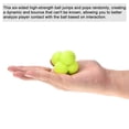 thumbnail image 4 of Uxcell Bounce Reaction Balls, Coordination Training Ball Agility Trainer TPR High Difficulty, Yellow 2 Pack, 4 of 5