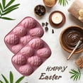 thumbnail image 4 of Wovilon Silicone Molds Cake Mold Easter 6 Hole Silicone Mold Diy Dinosaur Eggs Chocolate Mold Baking Tools Baking Mold, 4 of 6