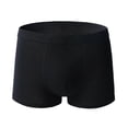 thumbnail image 4 of Men's Boxer Briefs 5 Piece Set Cotton Underwear with U Convex Pouch Breathable Fabric Comfort Support Underpants 8866 black dark gray XX, 4 of 4