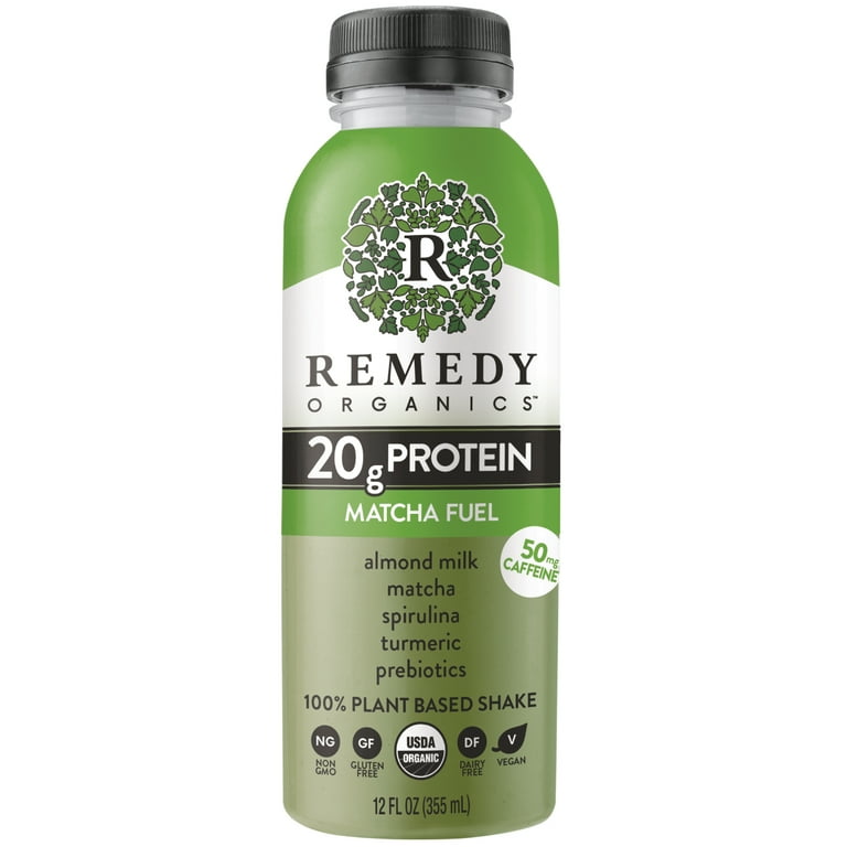 Remedy Organics Matcha Fuel Nutritional Wellness Shake 12 fl oz