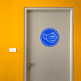 thumbnail image 4 of Circle Plus Safety Masks Wall or Door Sign | Easy Installation | Health & Safety Signage - Medium, 4 of 7
