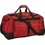Protege 28" Adjustable Travel Duffel Bag, Red