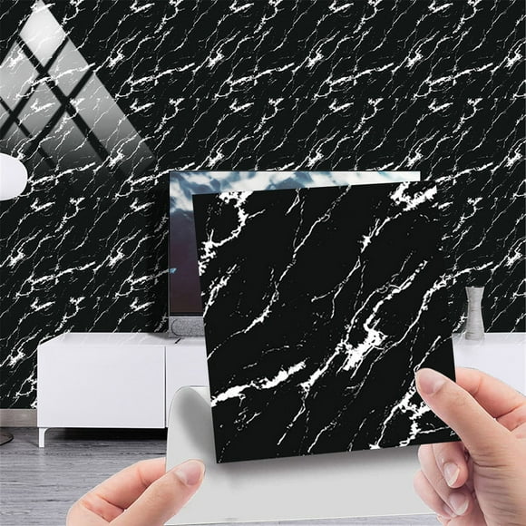 olkpmnmk Peel And Stick Wallpaper Wall Decor 10 Pieces Marbless Tile Stickers Peel And Stick Waterproof Self Adhesive Granites Flooring 3D Wall Tile Stickers For Kitchen Bathr Living Room Decor