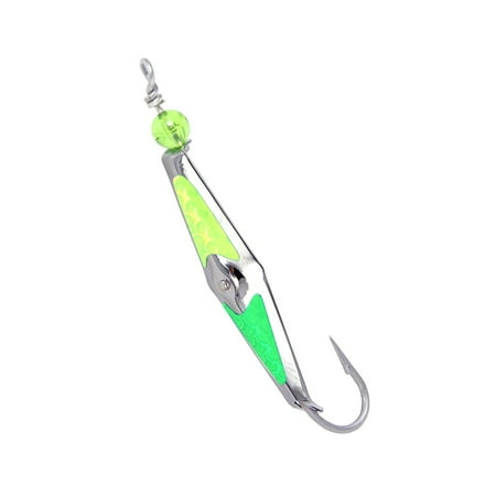 UPC: 0046837101336 | Clarkspoon 0RBMS-CGF Flashspoon #0 silver Clarkspoon With Chartreuse and green