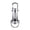 Silver, variant on Rechargeable LED Keychain Light Multi-Mode Portable Mini Flashlight Compact Key Ring Lamp for Camping Hiking Night Emergency Use