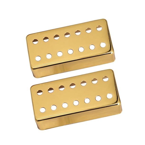 2 piezas 14 agujeros Humbucker Pickup Cover para 7 cuerdas guitarra eléctrica partes oro Yuyangstore Guitarra Humbucker Pickup Cover