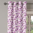 thumbnail image 2 of Ambesonne Japanese Grommet Curtain, Cherry Branches Bloom, 50" x 108", Lilac White Green, 2 of 6