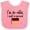 Pink and White, variant on Inktastic So Cute German Boys or Girls Baby Bib