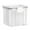 M, variant on hulanddfd Clear Airtight Food Storage Containers, Plastic Dry Food Canisters with Lids for Kitchen Pantry Organization, Disheswasher Safe